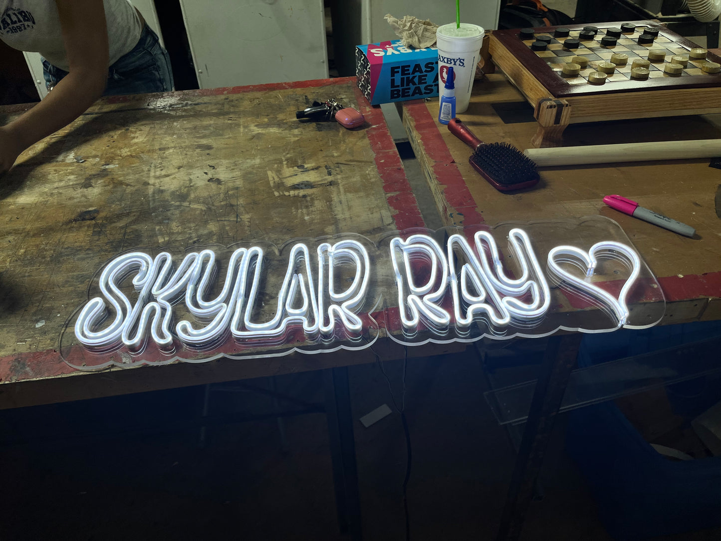 8-12 Letters/ Symbol Custom Neon Sign ( 10 x 33)
