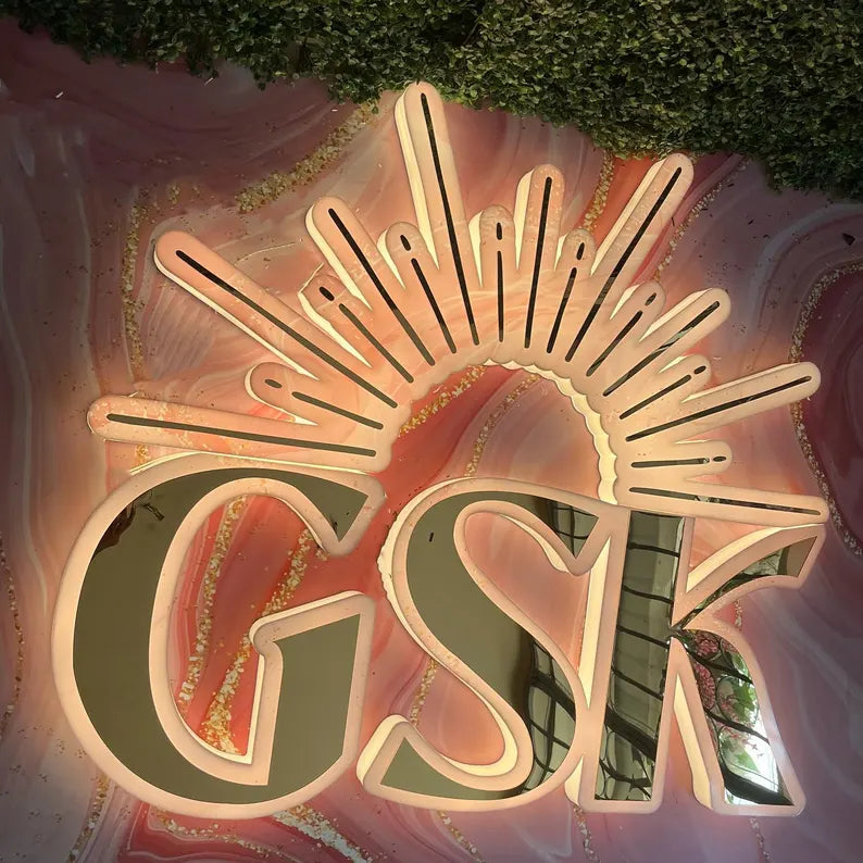 Custom 3D acrylic sign (Back lighting)
